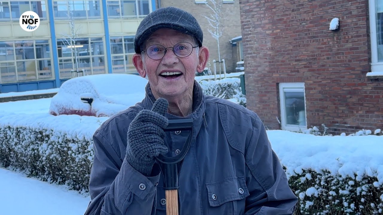 Winterpret in Noordoost-Fryslân: ''Fallen docht gjin pine, snie is sêft''
