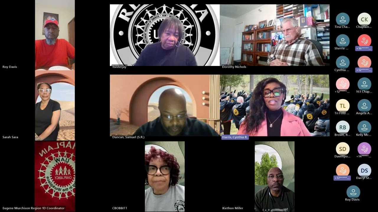UAW Int'l Chaplaincy WebEx  01.16.26 