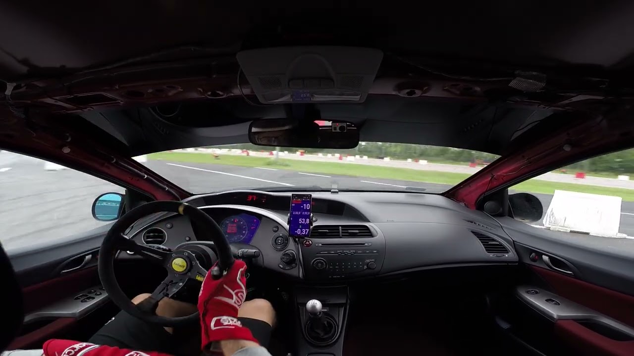 Puchar Toru Modlin 09.2025 | Kordos | Honda Civic Type R FN2 onboard