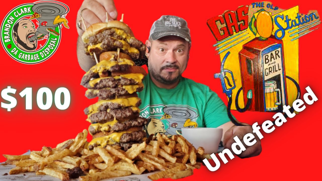 Undefeated Burger Challenge at The Old Gas Station Bar and Grill | Newport Arkansas