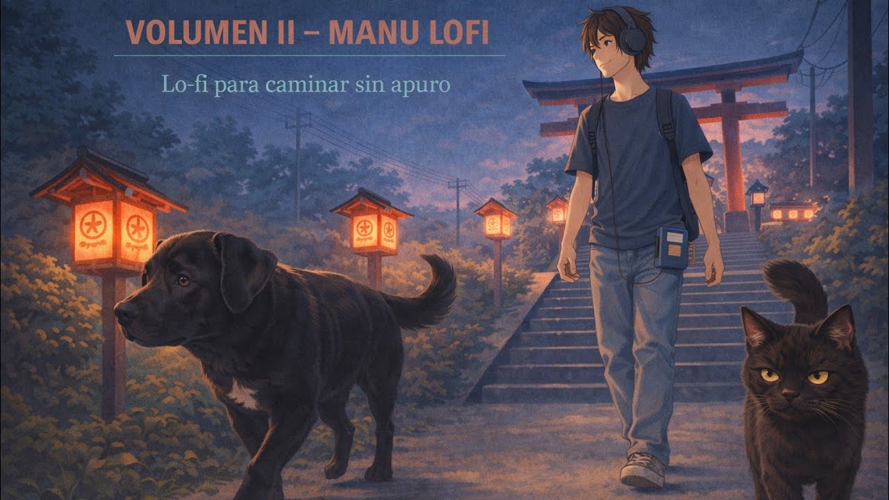 Manu Lo Fi — Volumen II 🎧(Lo-fi para caminar, observar y bajar el ritmo)