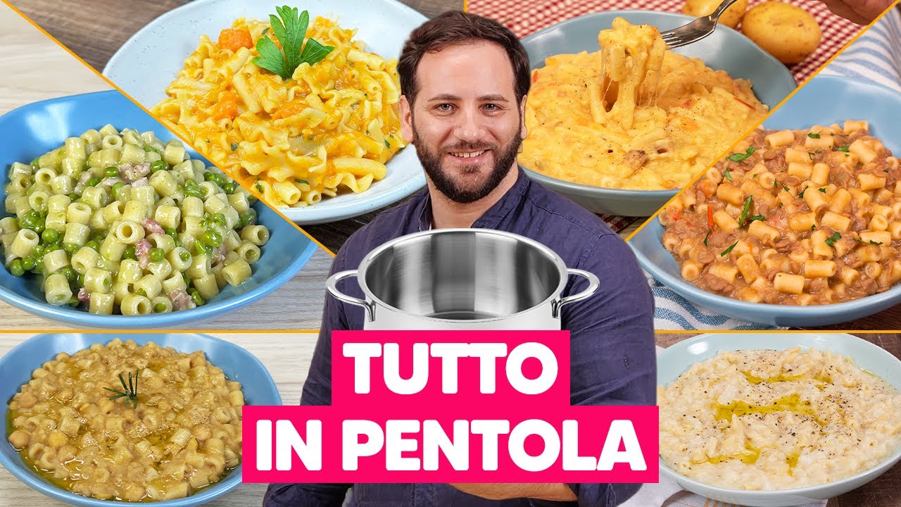 7 ricette di PASTA che puoi fare con UNA SOLA PENTOLA!