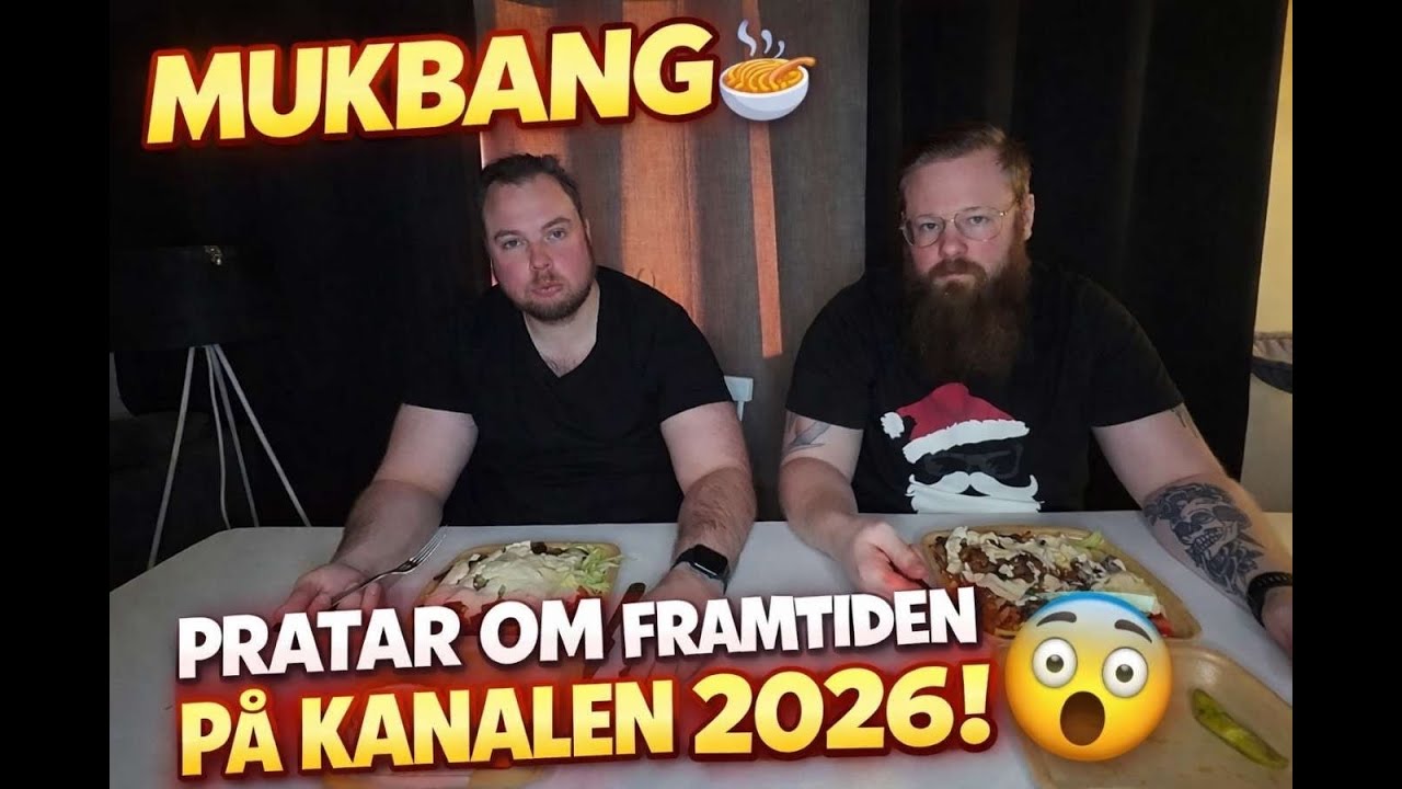 MUKBANG & YOUTUBE-PLANER 2026 🍔 | Så utvecklar vi kanalen framåt