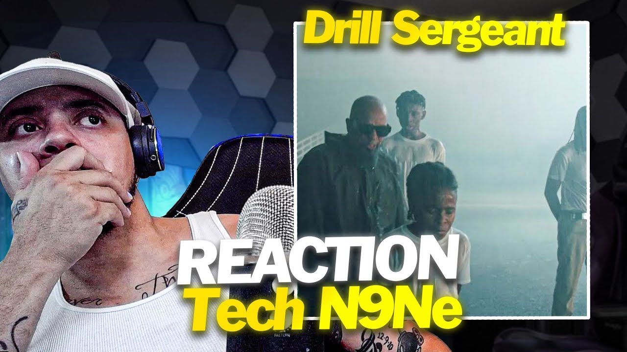 REAL SPILL HERE!!! Tech N9ne - Drill Sergeant (LIVE REACTION)