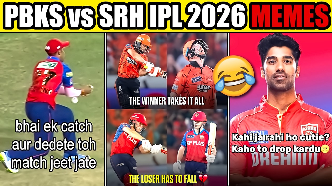 SRH on TOP😱 SRH vs PBKS IPL 2026 MEMES😂