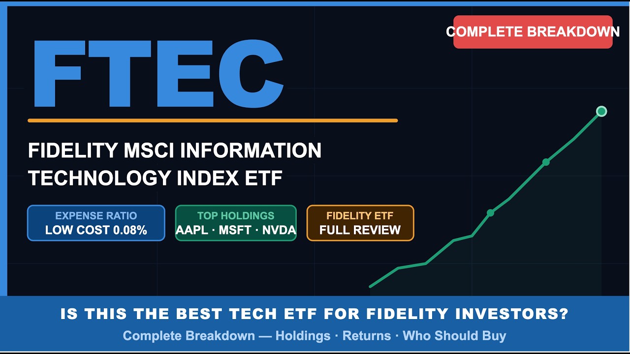 Обзор ETF FTEC &mdash; Fidelity MSCI Information Technology Index ETF (состав, доходность и комиссии)