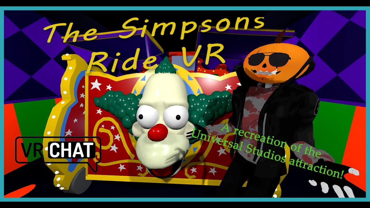 VRChat's The Simpsons Ride VR (Ride World)