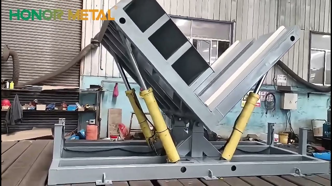 🌟 Hydraulic Coil Tilting Table: Precision and Efficiency for Aluminum Coil Handling 🌟#honormetal