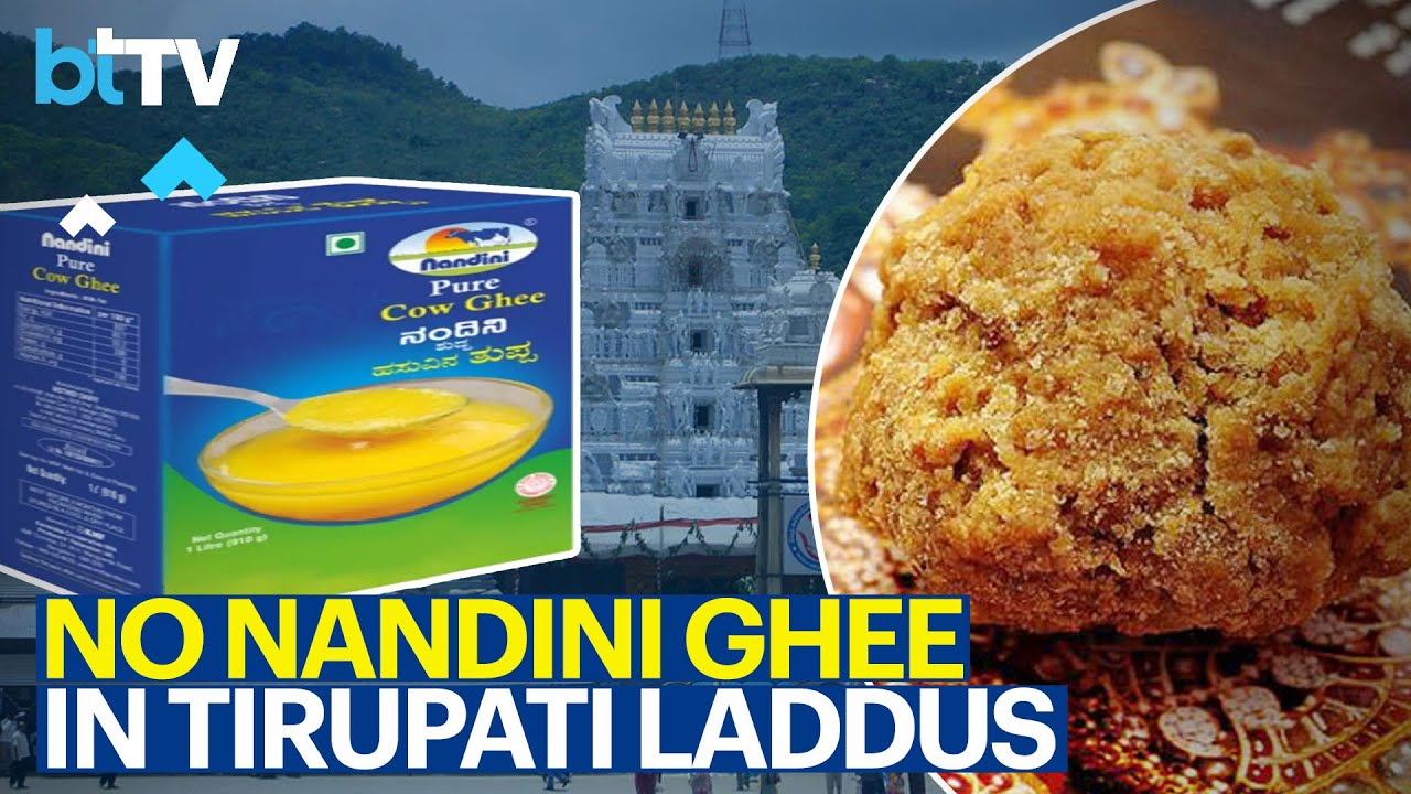 Tirupati Laddus Will No Longer Be Made Using Nandini Ghee