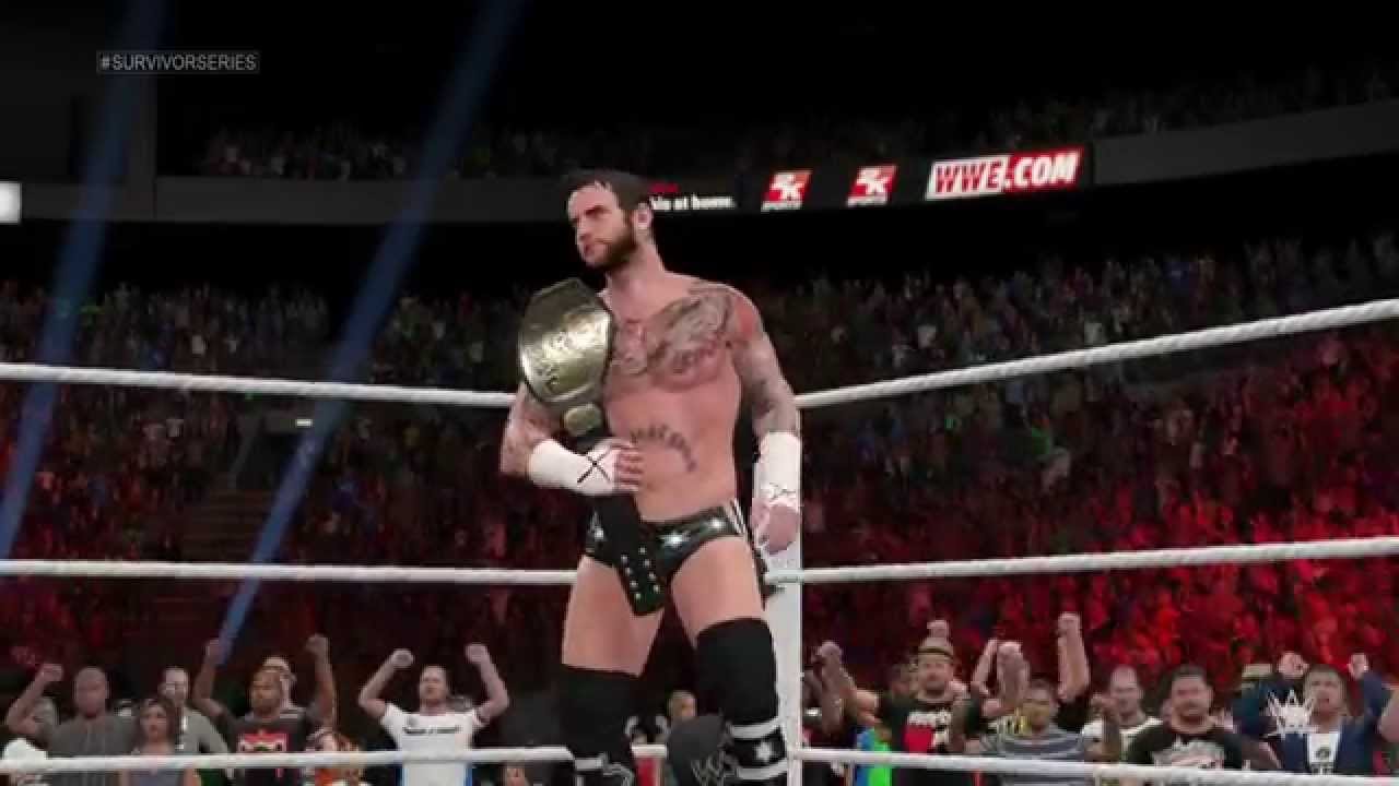 [PS4] WWE 2K15 - Cm Punk vs Stone Cold Steve Austin (1080p)(60fps)