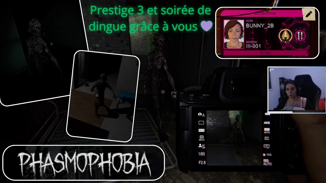 Phasmophobia - Vous m'avez encore fait vivre une soirée de dingue !!! 💜