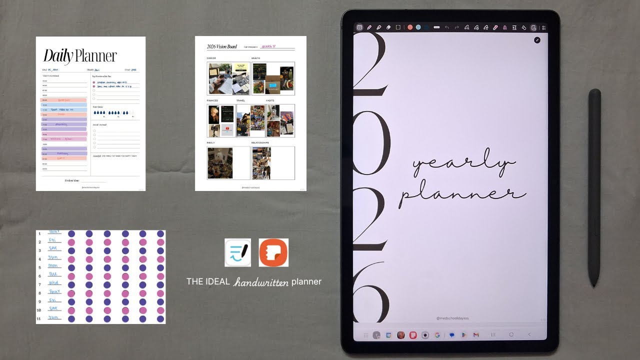 The 2026 Digital Planner That Fixed My Routine | Study, Productivity, Goals & Self-Care ✨