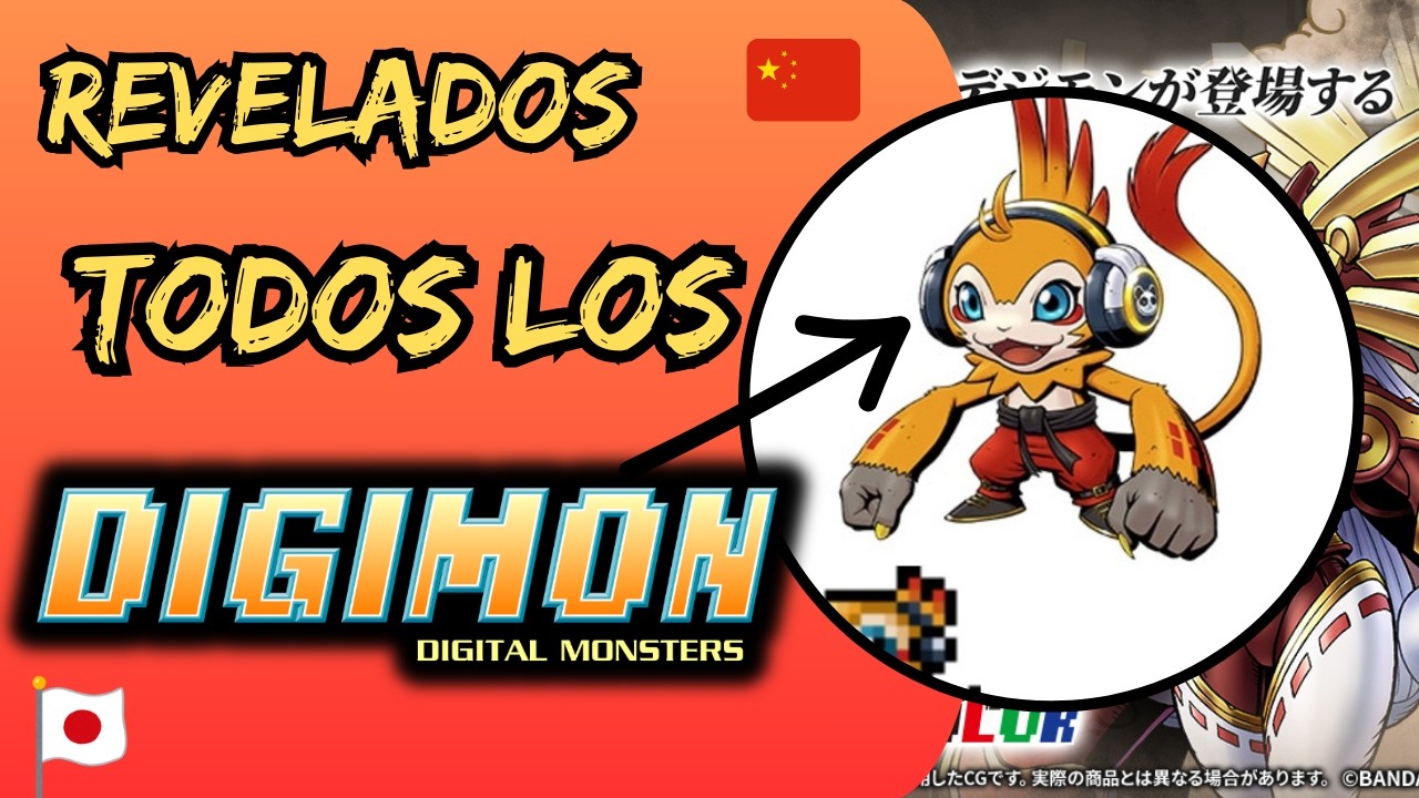 Conoce (casi) TODOS los Digimon del nuevo mundo digital SHAMBALA de CHINA y JAPÓN