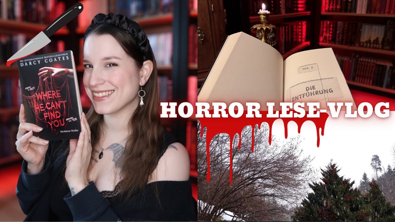 Horror Lese-Vlog zu Darcy Coates & einige Horror Bücher Neuerscheinungen 🩸📕