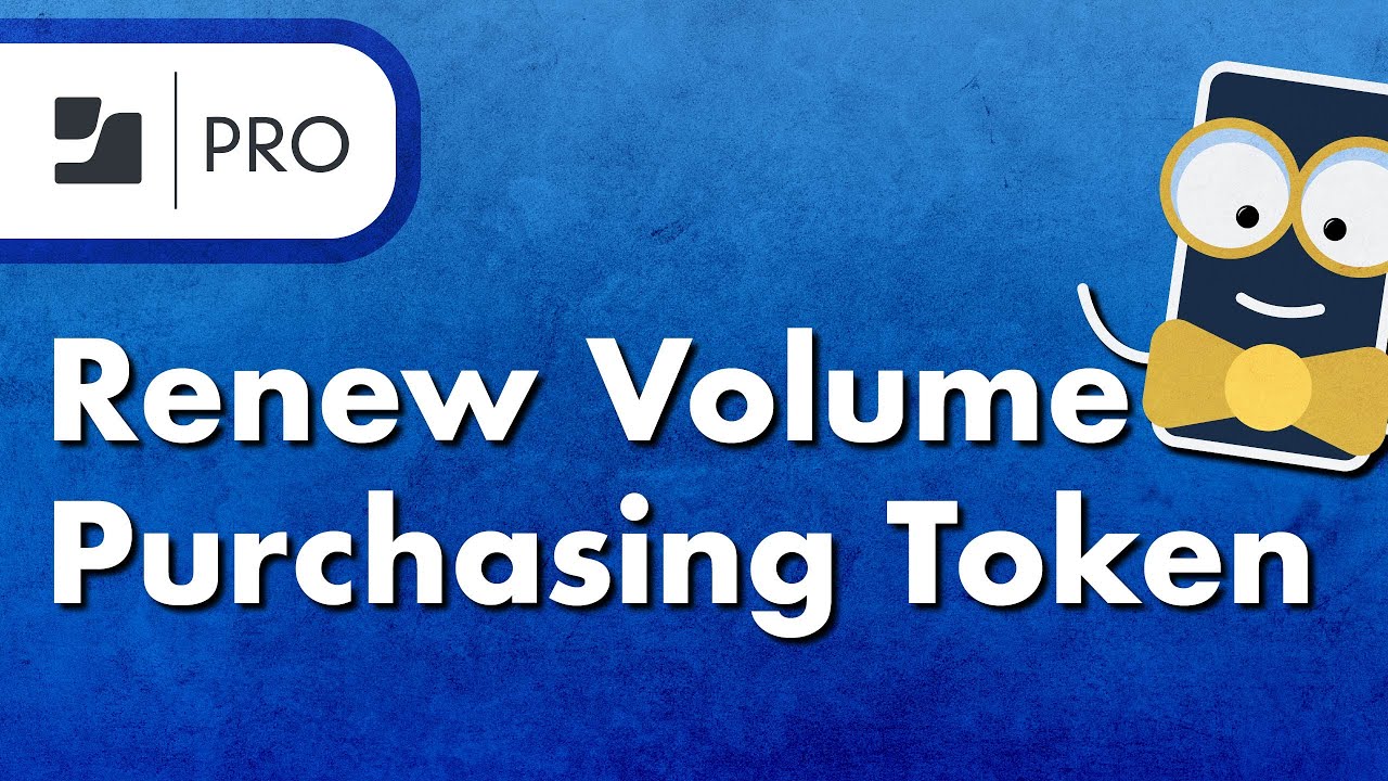 How to Renew a Volume Purchasing Token in Jamf Pro