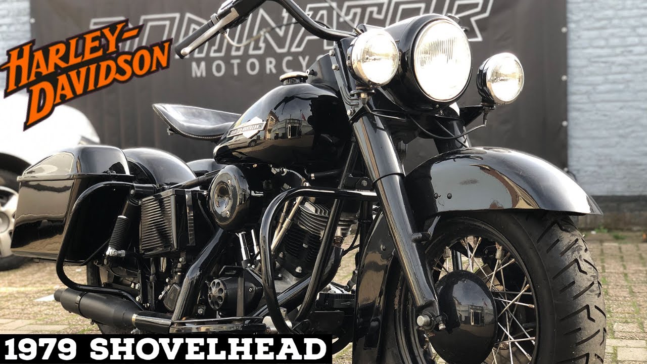 1979 Shovelhead FLH Electra Glide Harley Davidson FLH 1340 Shovel Head blacked out
