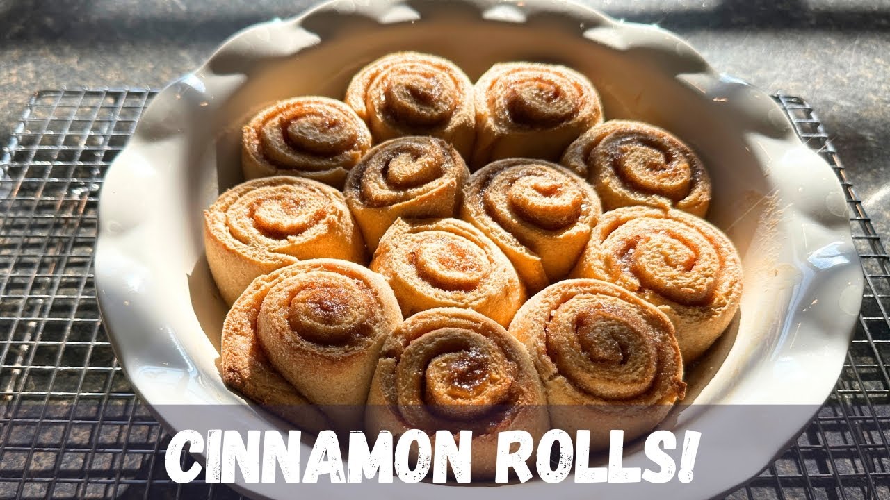 Freshly Milled Cinnamon Rolls - From Grain to Glorious!