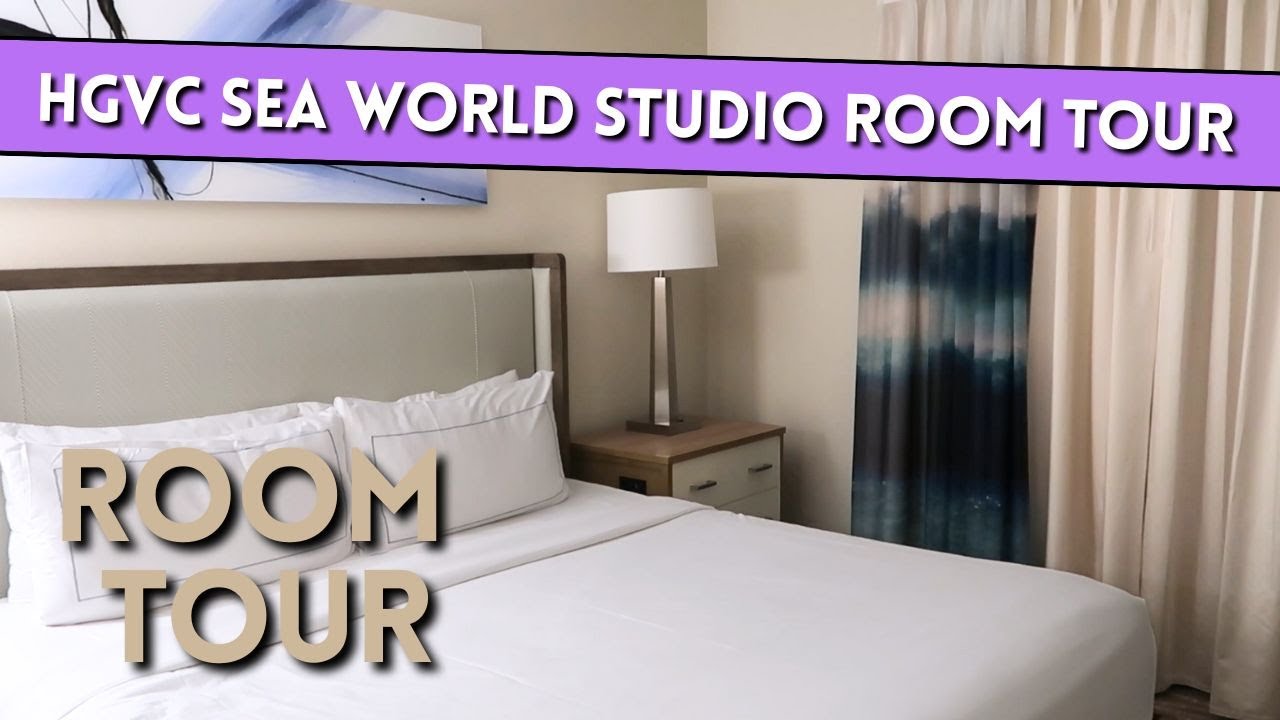 Hilton Grand Vacation Club Sea World — студия с 1 кроватью размера «king-size» и мини-кухней. ЭКС...