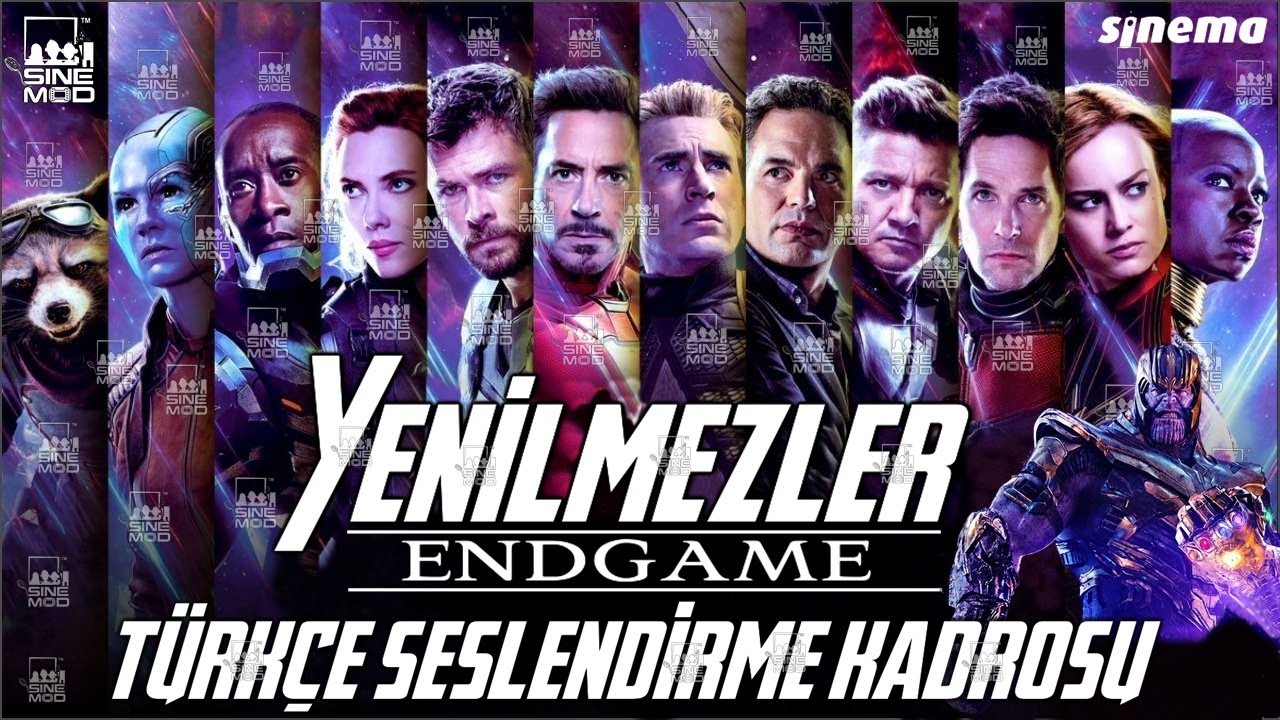 Yenilmezler: Endgame (2019) Türkçe Dublaj Kadrosu