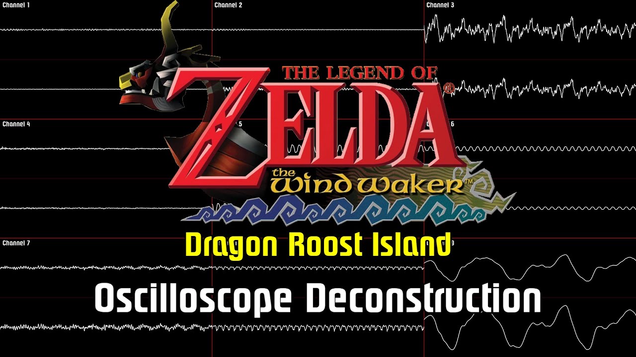 The Legend of Zelda: The Wind Waker - Dragon Roost Island [Oscilloscope Deconstruction]