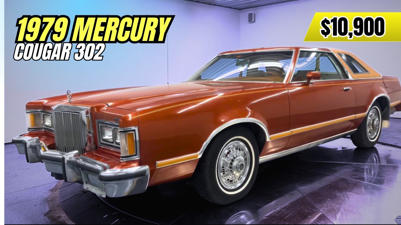 1979 Mercury Cougar 302 V8 | Cold A/C, Survivor Classic Car | $10,900 | Kinion Classics