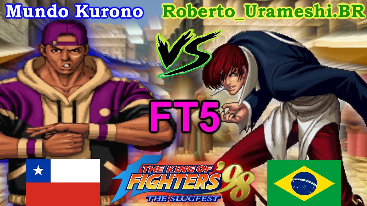 KOF 98 - Mundo Kurono vs Roberto_Urameshi.BR FT5