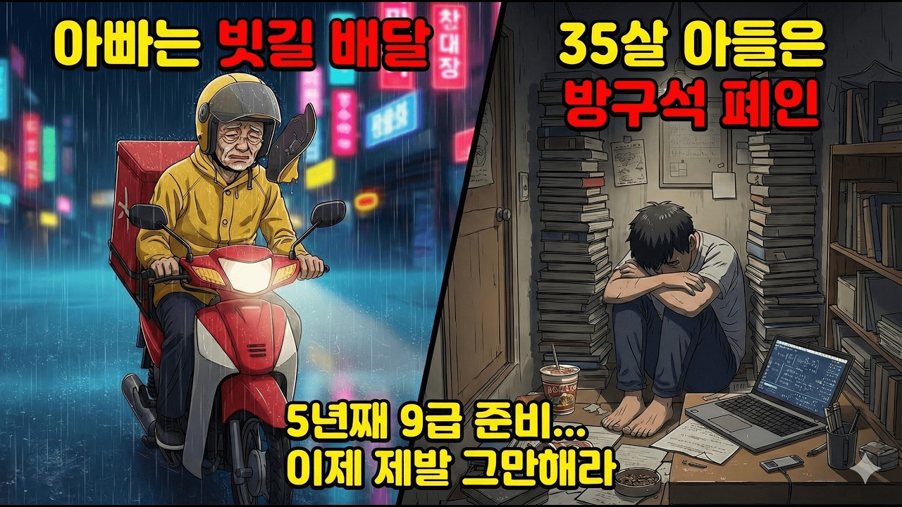 5년째 9급 준비하는 아들 지원을 끊어야 할까요?