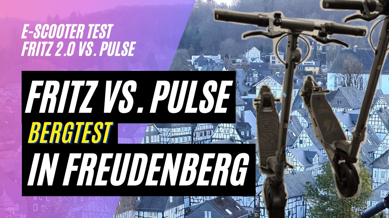 🛴 Trittbrett Fritz 2.0 vs. ePF-Pulse 960 🌄 Bergtest in Freudenberg