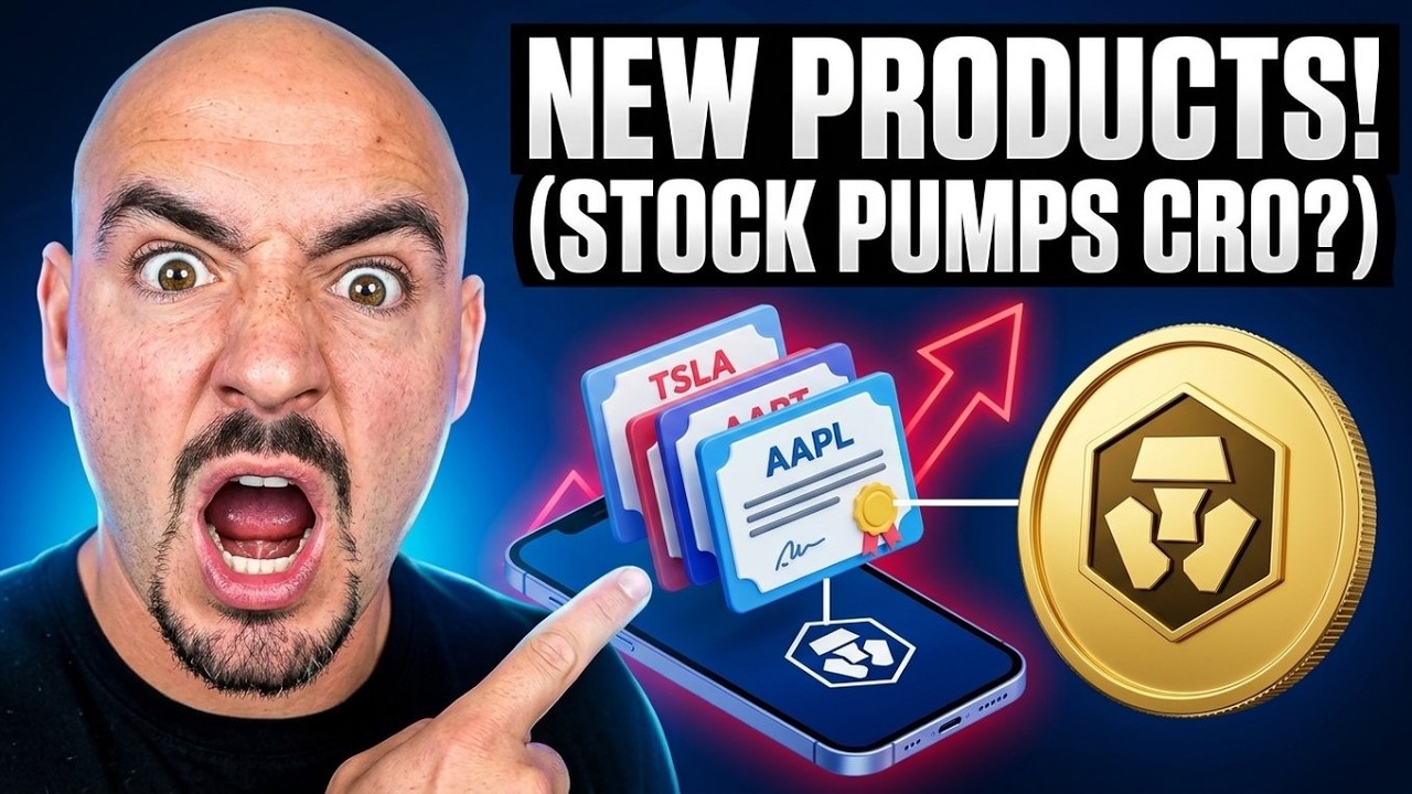 Crypto.com LAUNCHES NEW PRODUCTS In Europe! (Will Tokenized Stocks Save CRO Coin?)