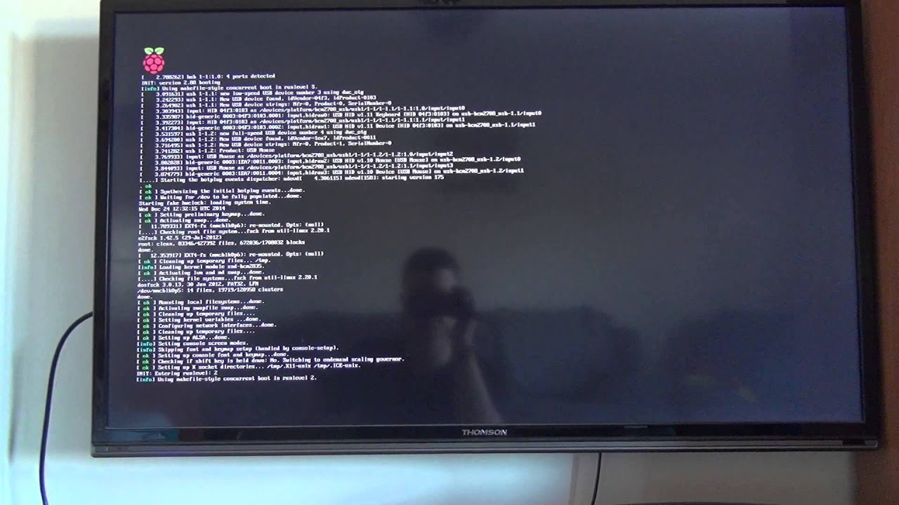 RaspberryPi A+ zasilane powerbankiem Xiaomi 10400 mAh