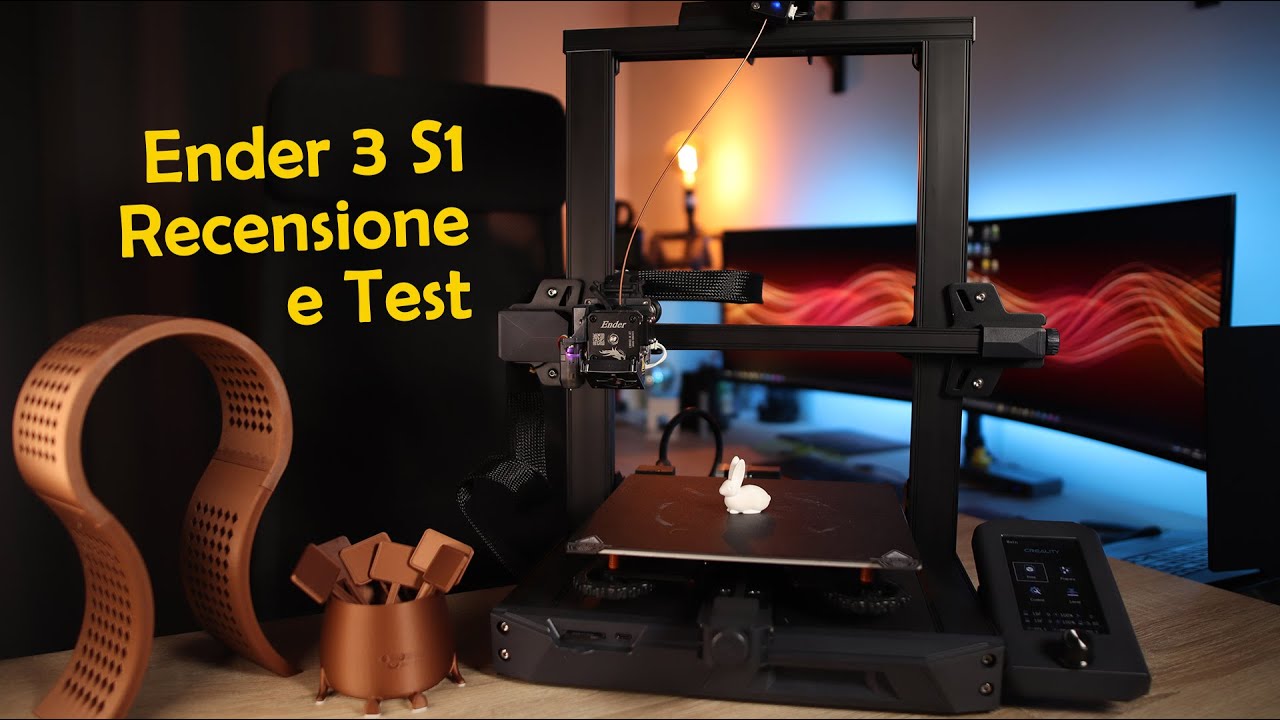 Recensione e test di stampa Ender 3 s1 - Perfetta in tutto tranne per un dettaglio