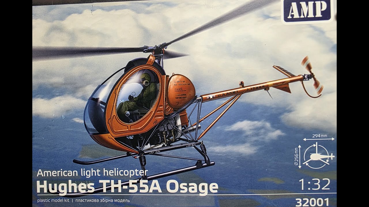 Hughes TH-55A Osage Kit Helicopter Build