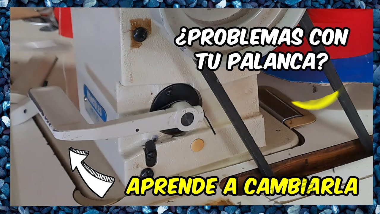 Cómo CAMBIAR PALANCA DE RETROCESO en tu Maquina de Coser Industrial.