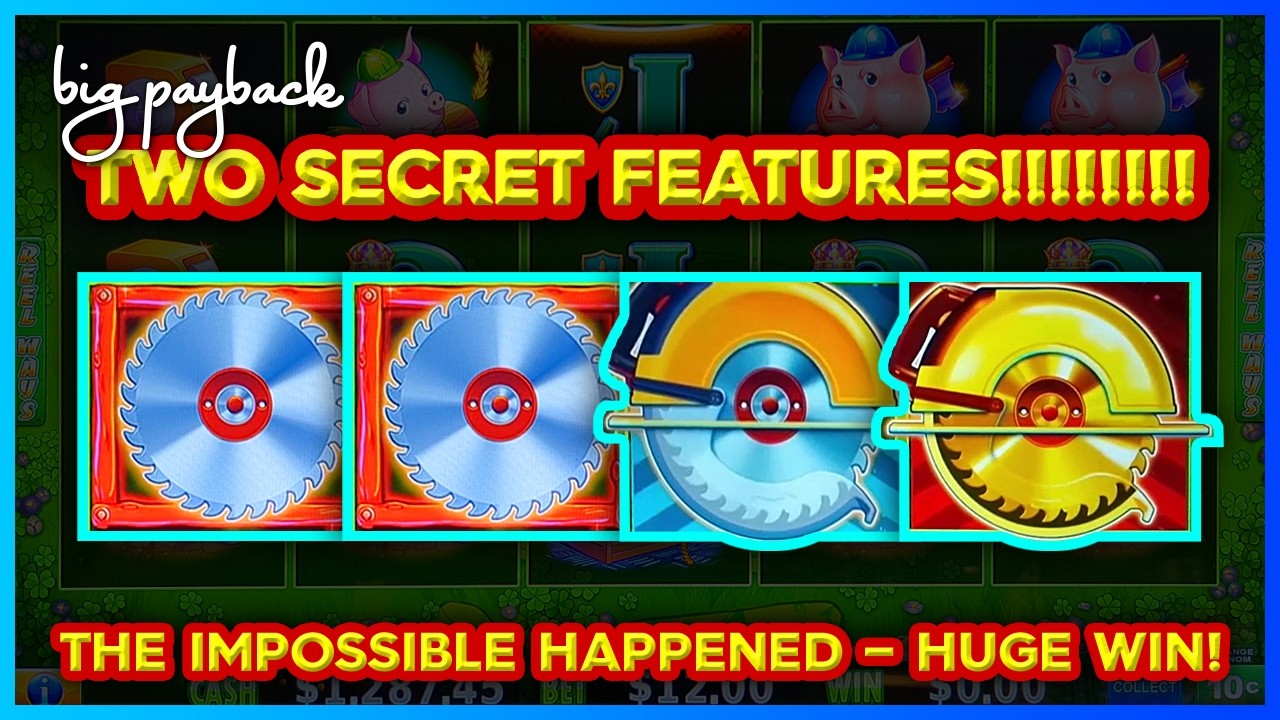 MILLION to 1 SECRET FEATURE → HUGE on Huff N' Even More Puff Hard Hat Edition Slots!