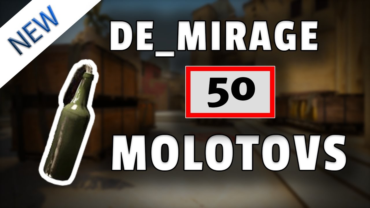 CS:GO - Mirage ALL Molotovs (50 Molotovs)