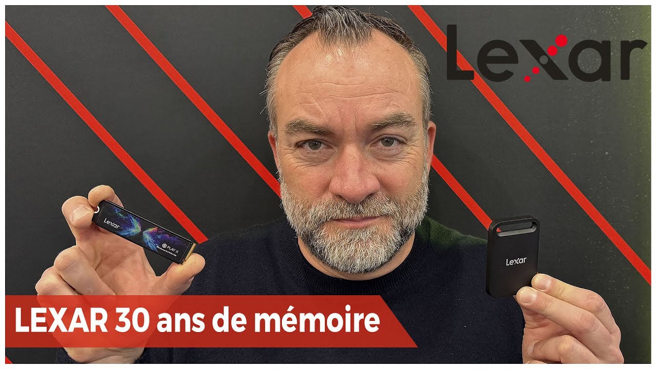 LEXAR fête 30 ans de mémoire au CES 2026
