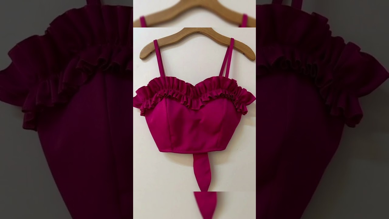 Women beautiful party wear  crop tops 😍 ❤️ 💕 💗 &hearts;️