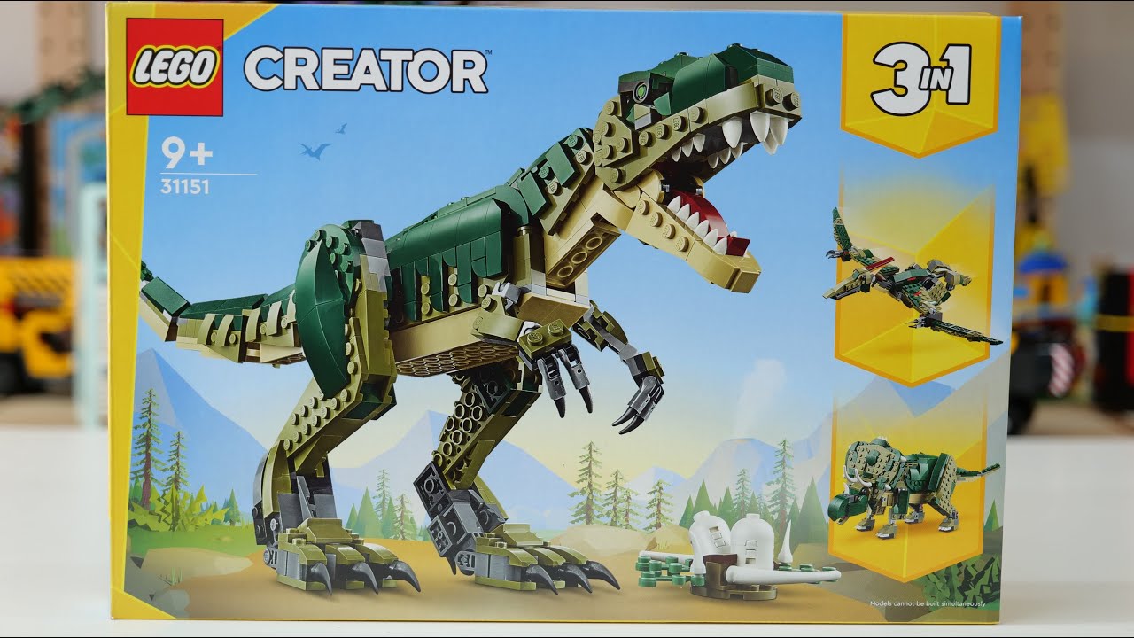 LEGO Creator 31151 T.rex – Обзор скоростной сборки LEGO