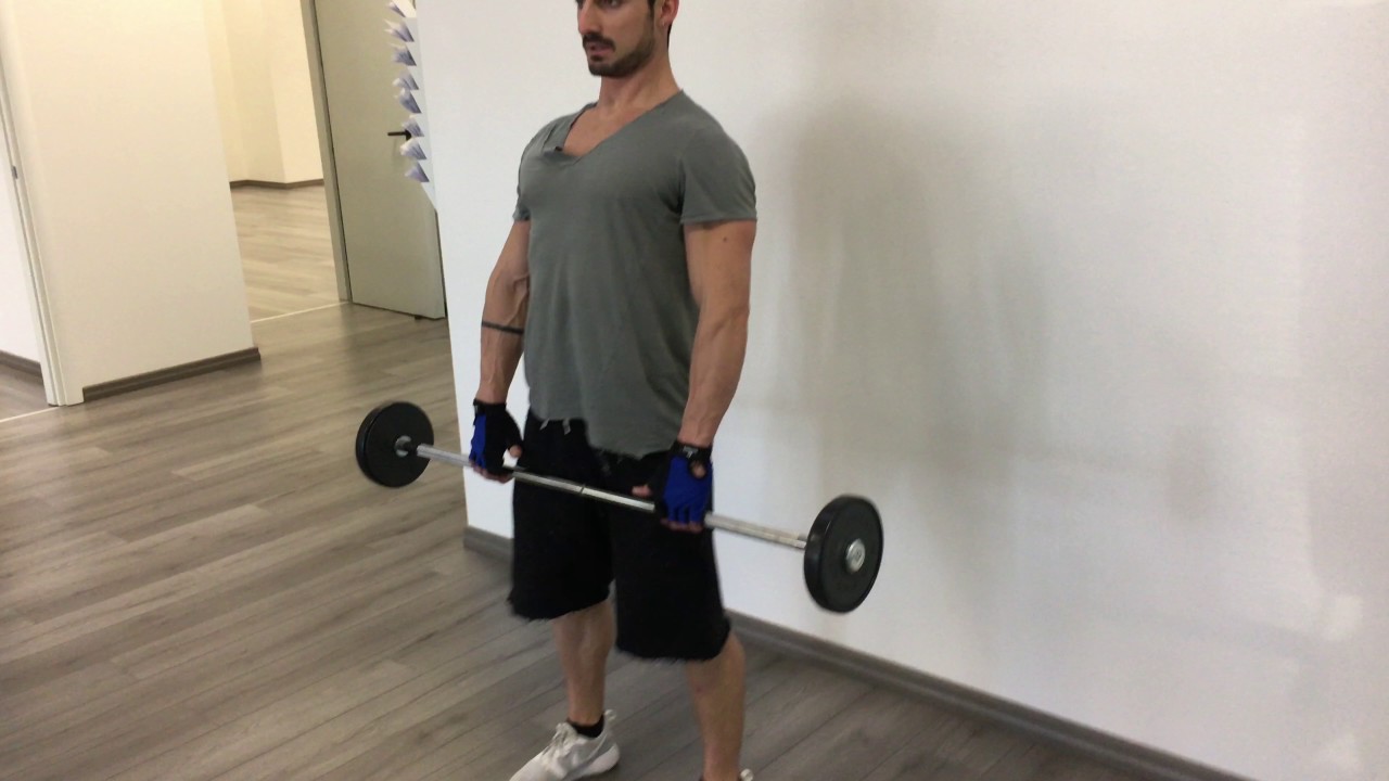 Stacchi gambe flesse con bilanciere Exercise