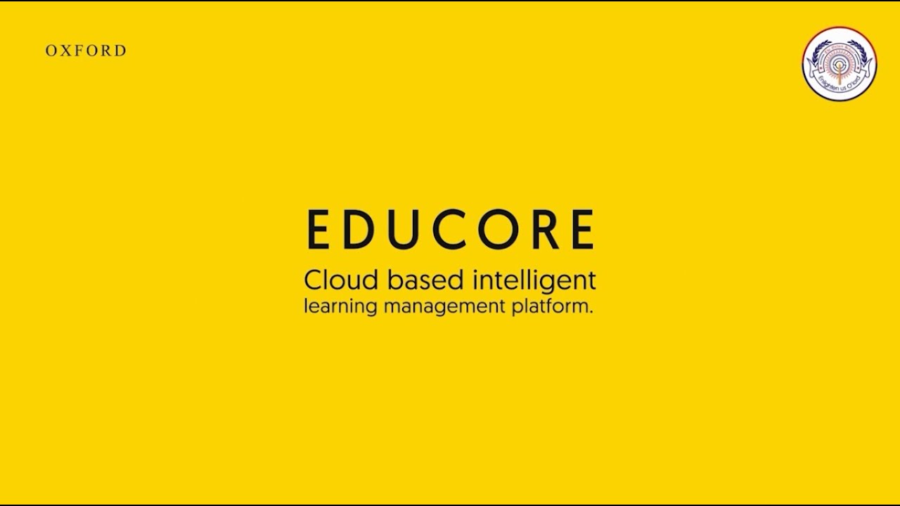 How to use EDUCORE web for online class|The Oxford School,Calicut