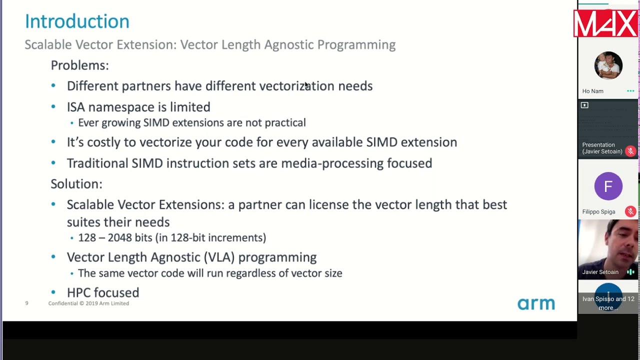 MaX ARM Webinar2019 04 16 Introduction to Arm SVE and Gem5 simulator