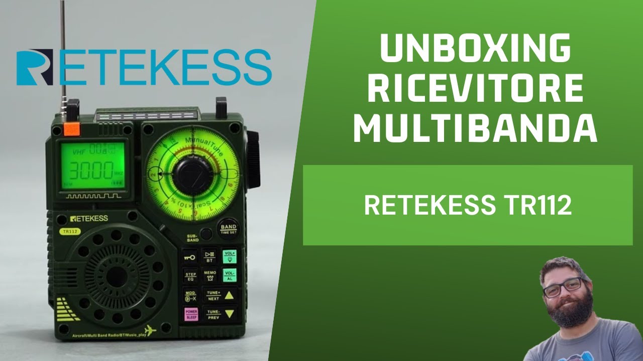 Unboxing ricevitore Retekess TR112