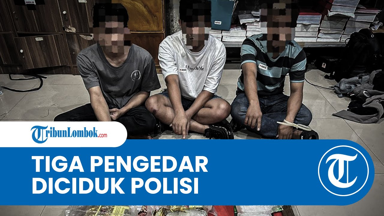 Heboh Aksi Polisi Tangkap Tiga Pengedar 7,34 Kilogram Sabu di Lombok Tengah
