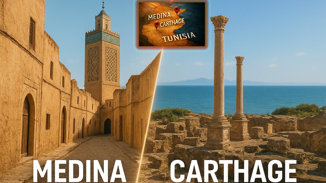 Tunisia, the land of living history: Medina and Carthage😱