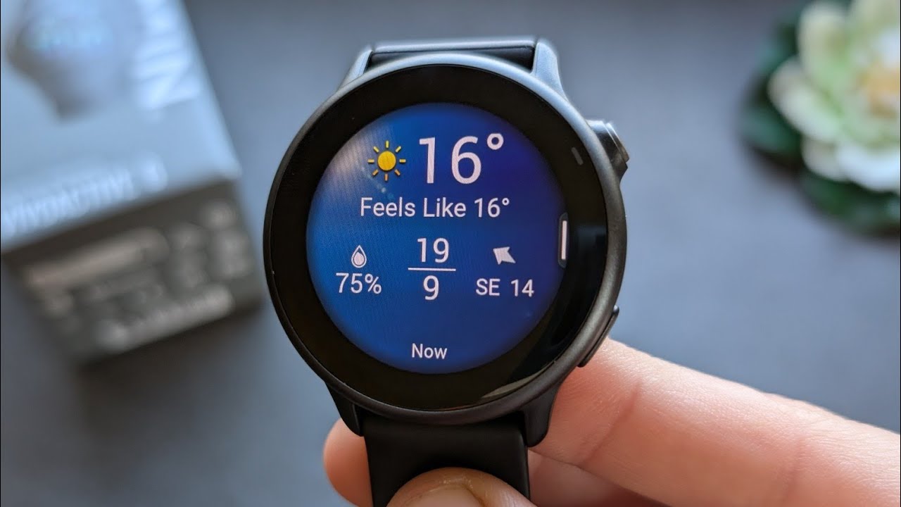 Wetter auf Garmin VivoActive 6 &ndash; Vollst&auml;ndige &Uuml;bersicht der Wetter-App und &Auml;ndern von Einstellung...