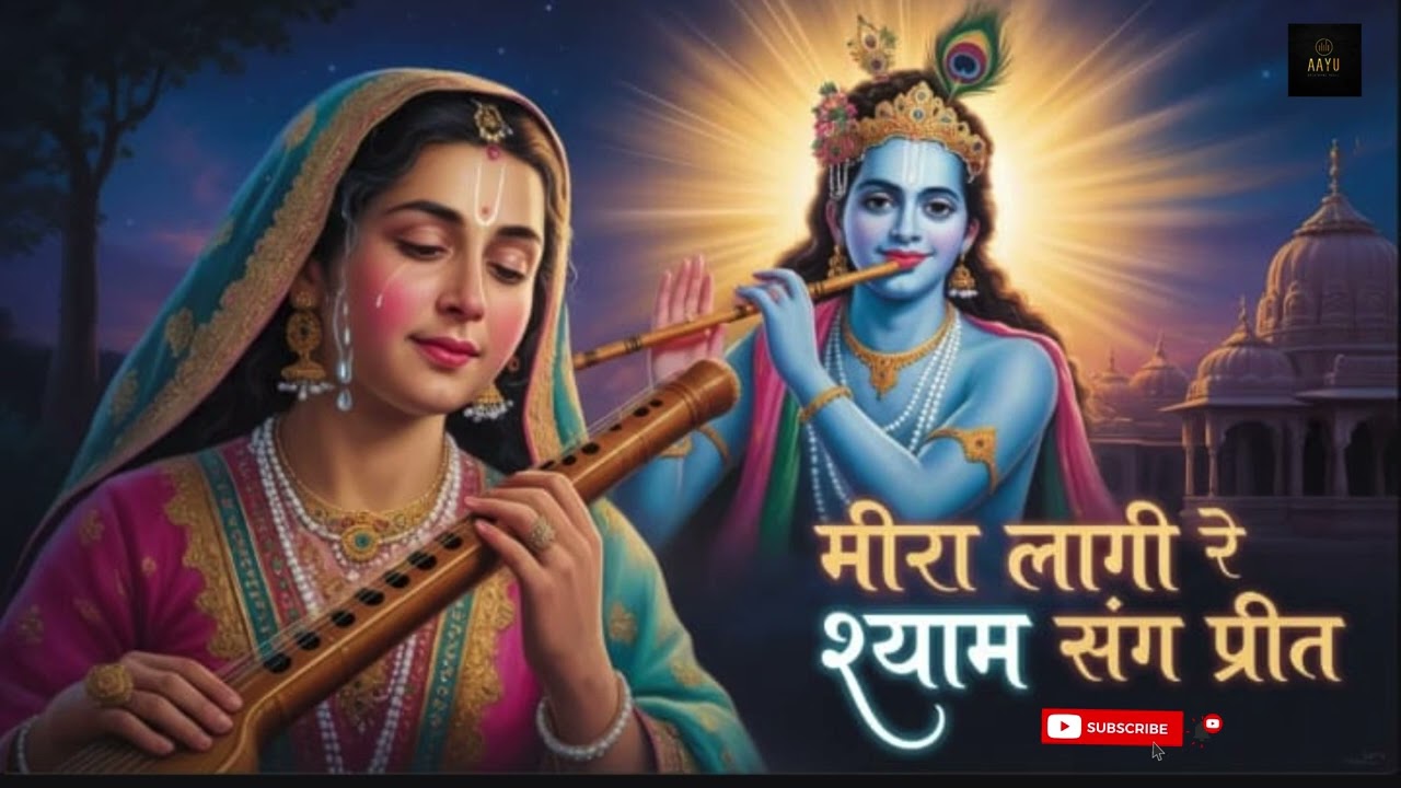 Mira Lage Shyam Sang Preet ❤️ | Meera Bai Krishna Bhajan | Soulful Krishna Bhakti Song