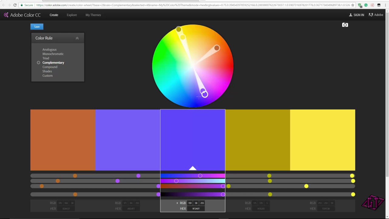 Gimp Quick Tip - Color Palettes