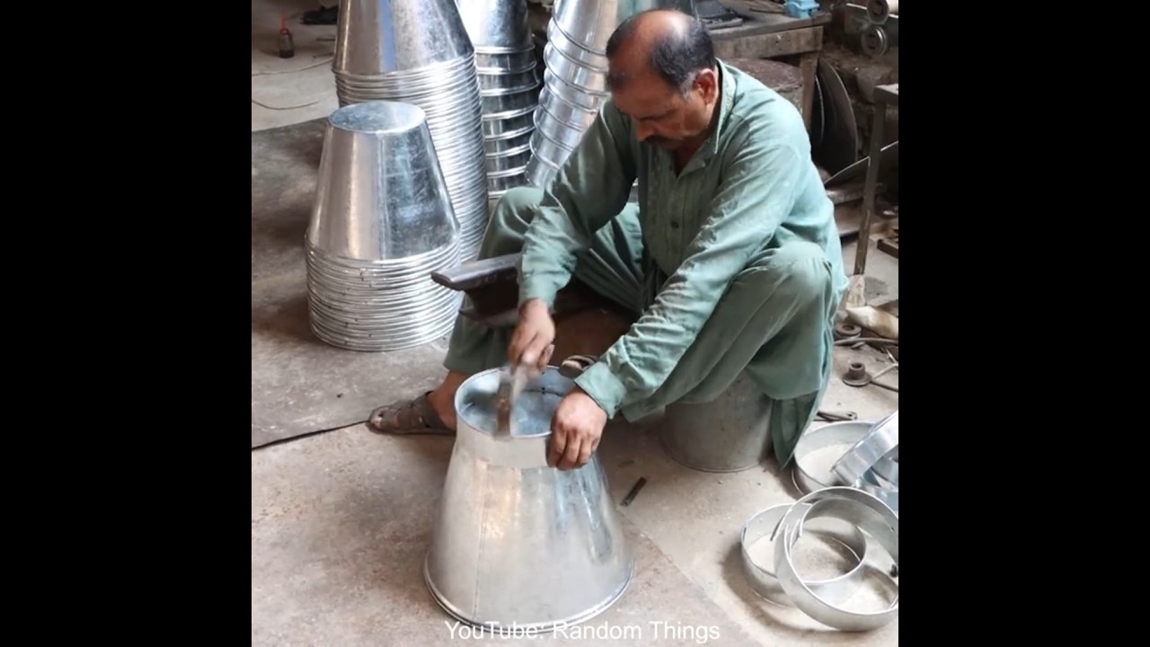 Metal Bucket Manufacturing Process