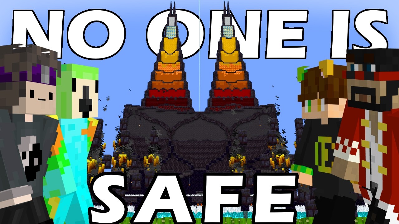 Minecraft’s Safest Base vs 6 YouTubers