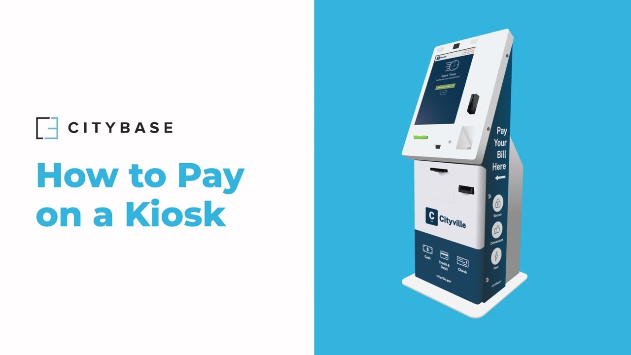How to pay on a kiosk